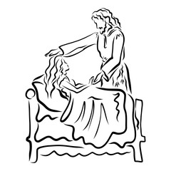 The Lord Jesus Raises the Dead Daughter of Jairus