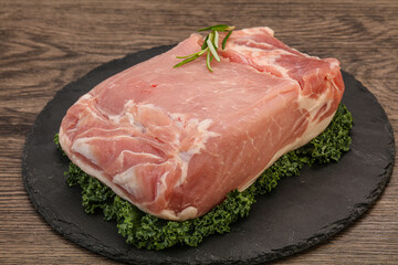 Pork meat piece for cooking
