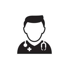 doctor icon symbol sign vector