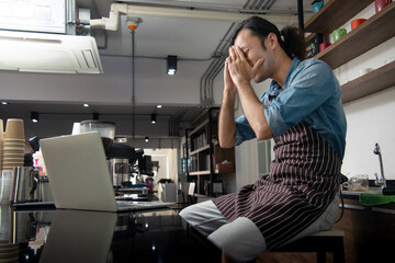 Cafe owner have anxiety with his cafe  continuous negative sales
