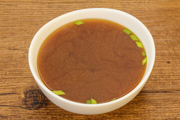 Japanese tradtitional Miso soup with tofu