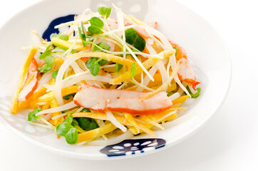 中華イカと野菜の和え物