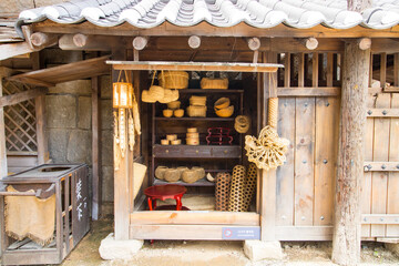 조선시대 다리밑 공예품 가게