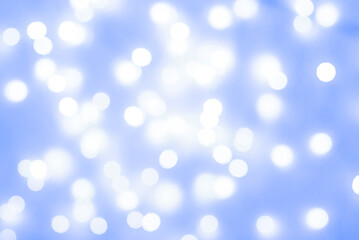 abstract background. light blue blurry lights. bokeh. texture. concept for christmas, new year, holiday
