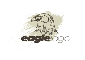 eagle head vector illustration art logo