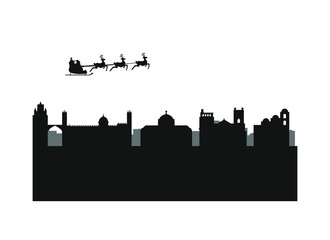 Fototapeta premium Palermo city skyline in Italy