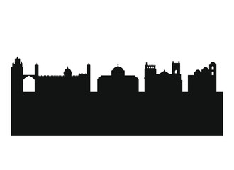 Obraz premium Palermo city skyline in Italy