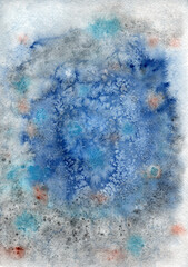 watercolor abstract background hand drawn