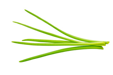 green onion with clipping path