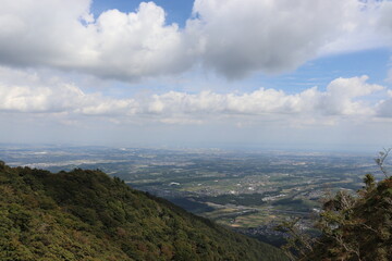 Fototapeta premium 日本の入道ヶ岳と呼ばれる山の山頂の絶景。みんなに伝えたい。