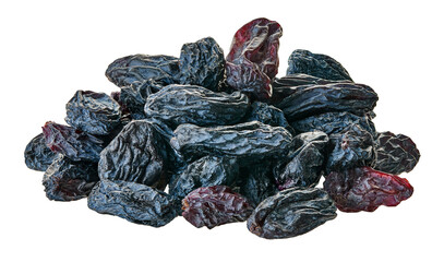raisins with clipping path