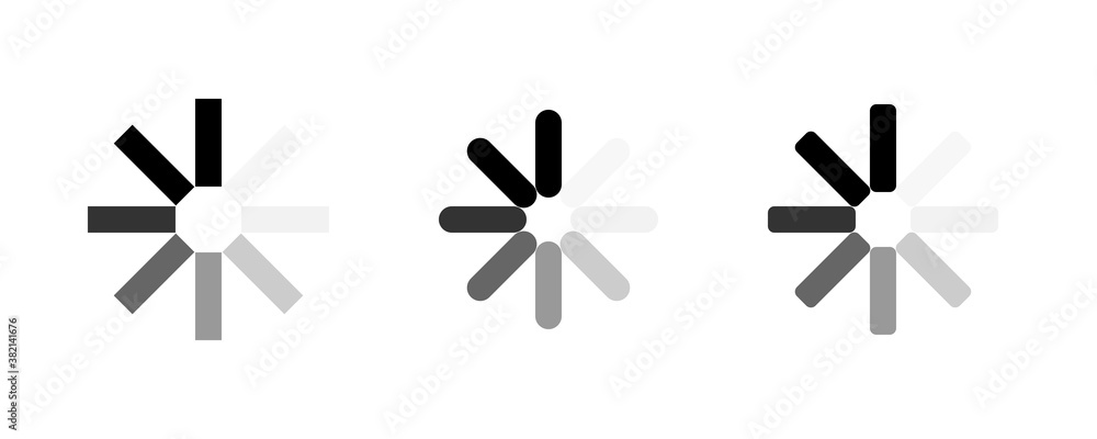 Poster loading. load icons. loading symbol. load bar vector icons. vector illustration