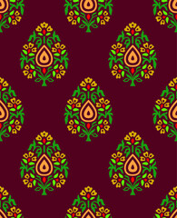 seamless pattern with flowers