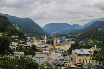 Fototapeta na wymiar Bayern Baavaria city Berchtesgaden
