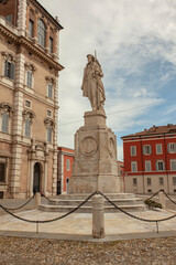 Ciro Menotti statue in Modena