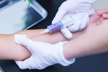 Blood sampling in the clinic