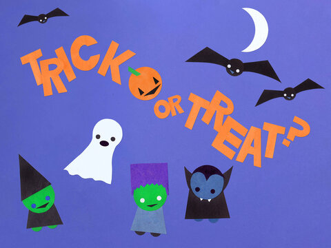 cute Halloween Trick or Treat image