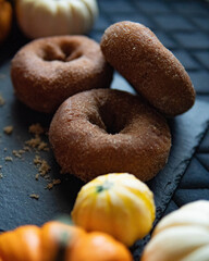 donuts on a plate