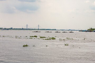 Travel, Vietnam, floating, market, Mekong, eiver, delta