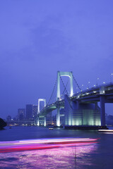 Naklejka premium レインボーブリッジの夜景