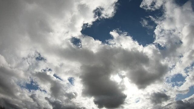 blue sky with clouds