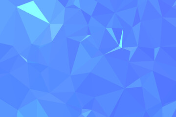 Vector Blue Polygon Abstract modern Polygonal Geometric Triangle Background.