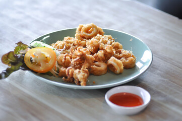 calamari or fried squid