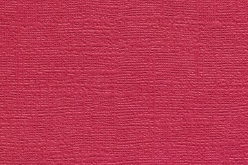 Fototapeta premium Punch Pink colored plain textured cardstock background image. Rouge shade color swatch image with copy space.