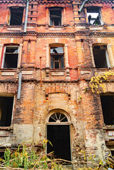 ruins of an old house