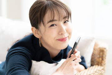 スマートフォン・女性