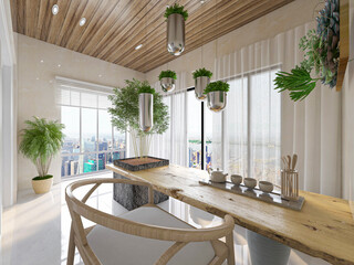 There are leisure chairs and tables on the spacious and bright balcony, and the sunshine is very comfortable