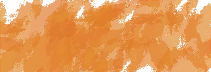 Orange watercolor background for textures backgrounds and web banners design