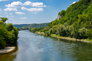 The Danube river in Bavaria