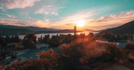 Sunset at my hometown Neum.