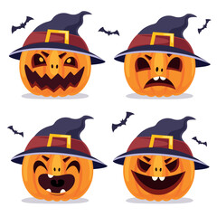 Halloween Design With Cartoon Character