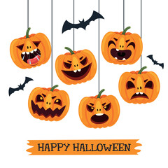 Halloween Design With Cartoon Character