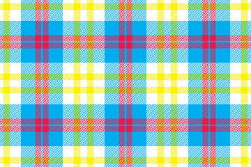 Plaid pattern seamless. Check fabric texture. Stripe square background. Vector textile design.