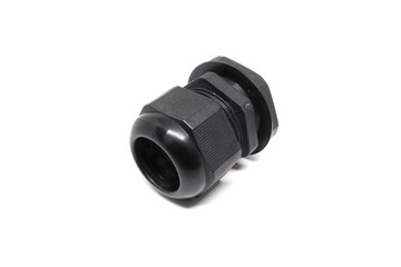 Cable gland  isolated on white