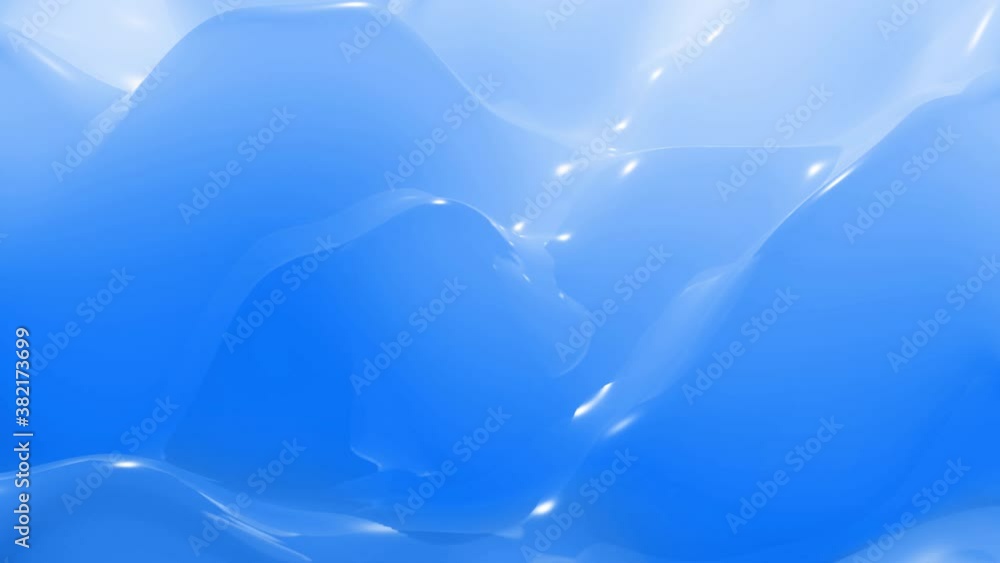 Poster stylish abstract looped background, changing surface of soft translucent material. creative soft bri