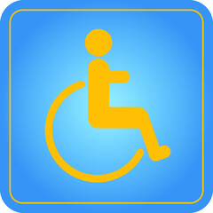 International day of people with disabilities. Positive thinking and living positively in society. Symbol world disability. Protecting the disabled and globe background.