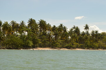 The perfect paradise beaches of Ilha Boipeba and Morro do Sao Paolo islands in Brazil