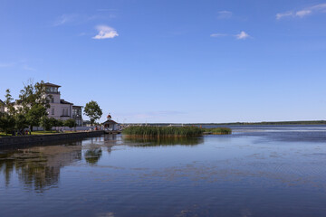 Peaceful landscape by the Baltic Sea in Haapsalu, Estonia