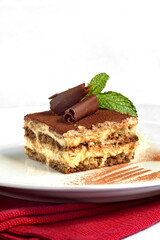 step by step of Tiramisú, classic Italian dessert