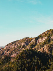 view of the mountains