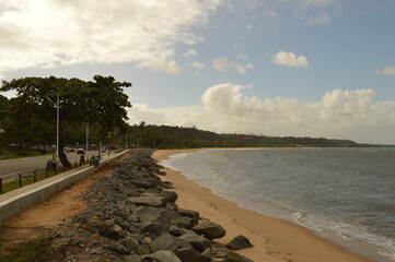 Fototapeta premium The red beaches of Cabo Frio and the Boipeba Islands in Brazil