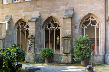 Kreuzgang an der Stiftskirche in Öhringen