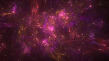 Starfield illustration , deep space galaxy background
