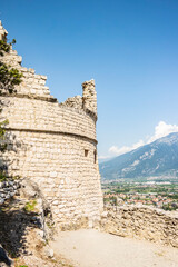 View on the fortress of Riva del Garda, Trentino Alto Adige - Italy