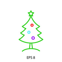 Christmas tree icon