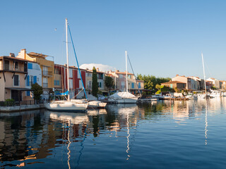 Fototapeta na wymiar View of Port Grimaud, France